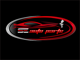SE Auto Parts logo design by bosbejo