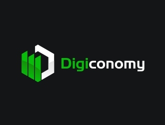 Digiconomy logo design by amar_mboiss