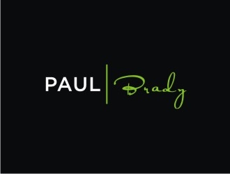 Paul Brady  logo design by bricton