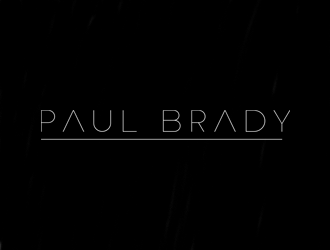 Paul Brady  logo design by Diponegoro_