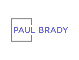 Paul Brady  logo design by BlessedArt