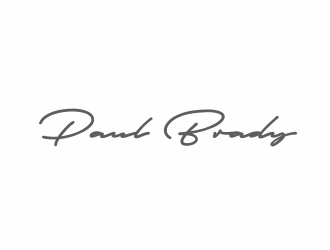 Paul Brady  logo design by Louseven