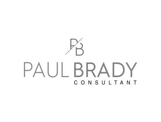 Paul Brady  logo design by madjuberkarya