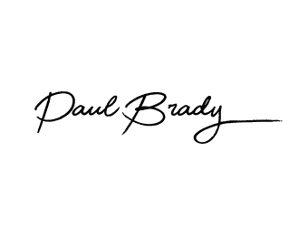 Paul Brady  logo design by labo