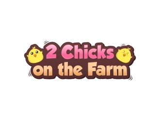 2 Chicks on the Farm logo design by mykrograma