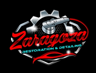 Zaragoza Restoration & Detailing logo design by uttam