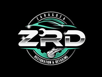 Zaragoza Restoration & Detailing logo design by daywalker