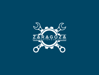 Zaragoza Restoration & Detailing logo design by menanagan