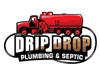 Drip Drop Plumbing & Septic logo design by shere