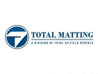 Total Matting A division of Total Oilfield Rentals logo design by J0s3Ph