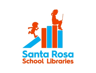 Santa Rosa School Libraries logo design by kenartdesigns