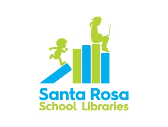 Santa Rosa School Libraries logo design by kenartdesigns