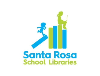 Santa Rosa School Libraries logo design by kenartdesigns