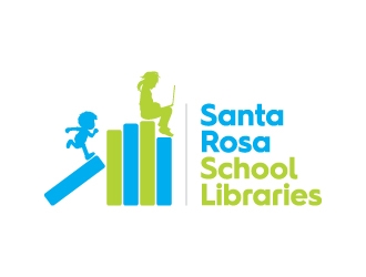 Santa Rosa School Libraries logo design by kenartdesigns