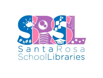 Santa Rosa School Libraries logo design by dondeekenz