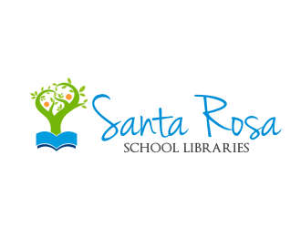 Santa Rosa School Libraries logo design by dasam