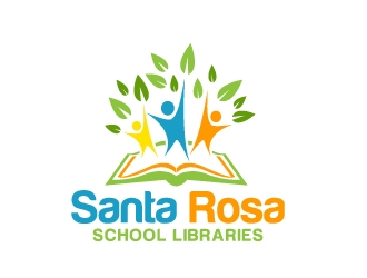 Santa Rosa School Libraries logo design by J0s3Ph