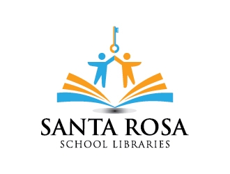 Santa Rosa School Libraries logo design by bcendet