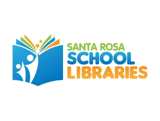 Santa Rosa School Libraries logo design by jaize