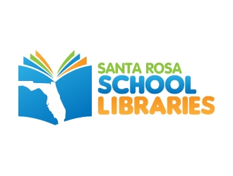 Santa Rosa School Libraries logo design by jaize