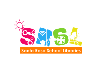 Santa Rosa School Libraries logo design by meliodas
