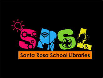 Santa Rosa School Libraries logo design by meliodas