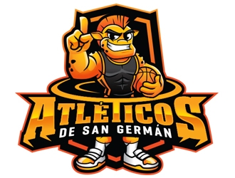 Atléticos de San Germán logo design by ZedArts