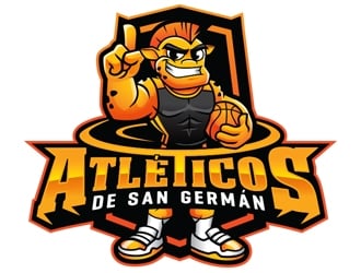 Atléticos de San Germán logo design by ZedArts