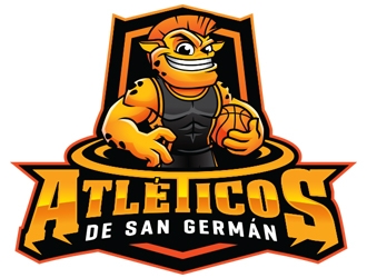 Atléticos de San Germán logo design by ZedArts
