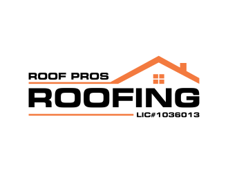 ROOF PROS ROOFING LIC#1036013 logo design by IrvanB