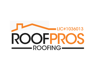 ROOF PROS ROOFING LIC#1036013 logo design by kunejo