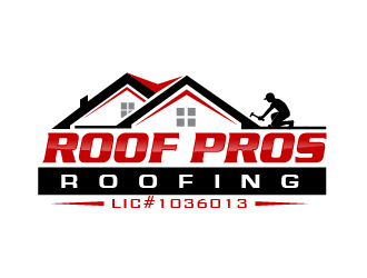 ROOF PROS ROOFING LIC#1036013 logo design by THOR_
