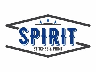 Spirit Stitches &amp; Print logo design by naisD