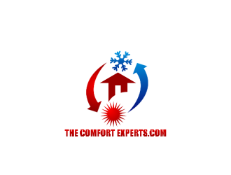 THE COMFORT EXPERTS.COM  logo design by giphone