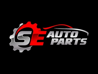 SE Auto Parts logo design by jaize