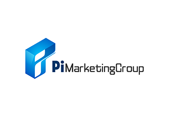 Pi Marketing Group logo design by hole
