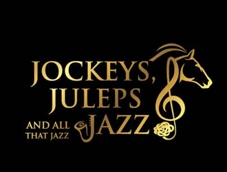 Jockeys, Juleps and all that Jazz logo design by shere