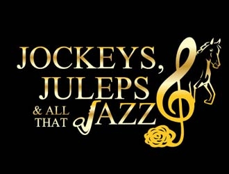 Jockeys, Juleps and all that Jazz logo design by shere