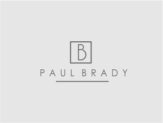 Paul Brady  logo design by Yusron