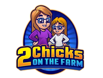 2 Chicks on the Farm logo design by DreamLogoDesign
