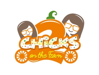 2 Chicks on the Farm logo design by Boomstudioz