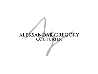 Aleksandar Gregory Couturier logo design by yeve