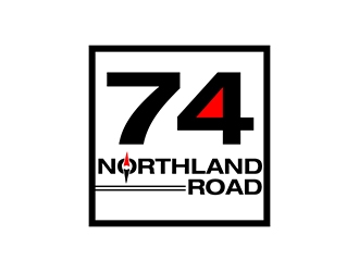 74 Northland Road logo design by XyloParadise