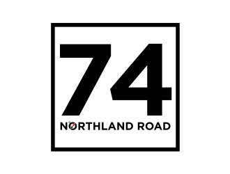 74 Northland Road logo design by evdesign