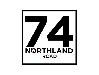 74 Northland Road logo design by evdesign