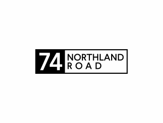 74 Northland Road logo design by hopee