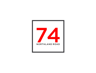 74 Northland Road logo design by yeve