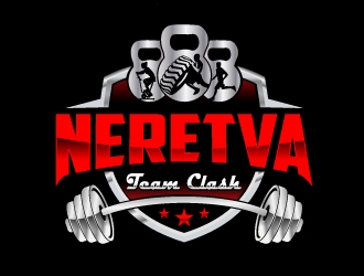 Neretva Team Clash logo design by 35mm