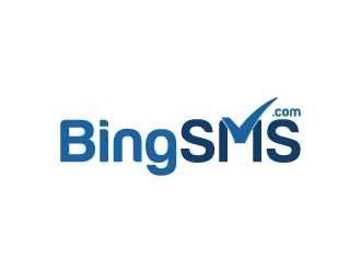 BingSMS or BingSMS.com logo design by dhika