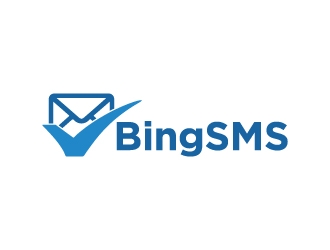 BingSMS or BingSMS.com logo design by dhika